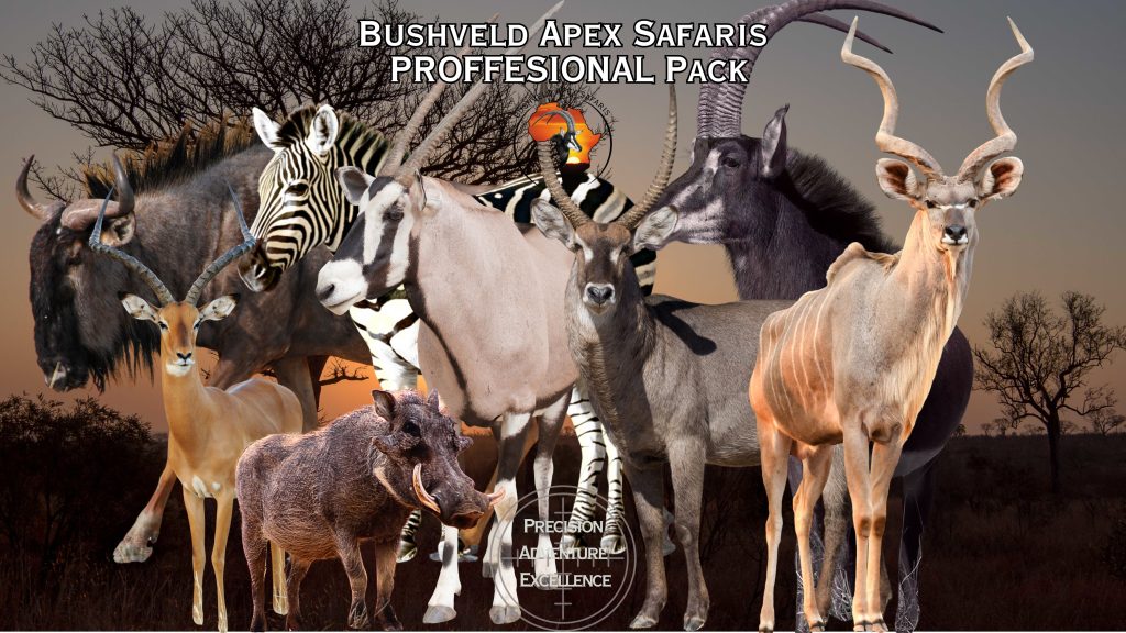 buschveld apex safari proffesional package